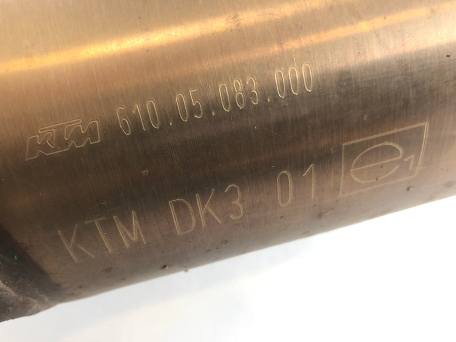 KTM 990 Superduke LC8 EFI [2008] - Exhaust silencer scratched