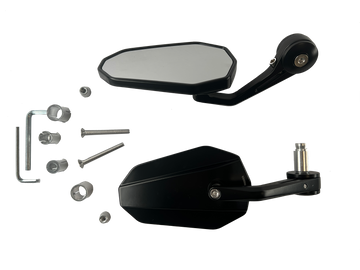 Handlebar end mirrors 2 pieces [E-mark] - Aprilia Tuono 660 detailed view