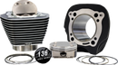 Harley-Davidson FLHTCUTG 1868 Tri Glide Ultra 114 [2025] - 132" Hochverdichtungs- / 136" Big Bore Kit – Oberfläche: Schwarz, Nicht hervorgehobene Kühlrippen – Merkmal: +8,5 cm³ Kuppelvolumen – Bild 1