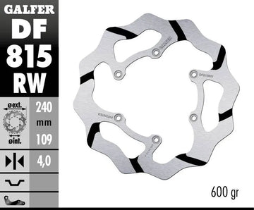 Beta XTRAINER 250 LC Oil mix [2019-2023] - BRAKE DISC FIXED WAVE GROOVED OVERSIZE – Image 2