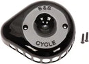 Harley-Davidson Xl 883 R Roadster [2009-2010, 2013] - Mini Teardrop Stealth Luftfilter-Kit – Oberfläche: Schwarz – Bild 3