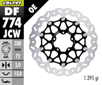 Ducati 1100 Panigale V 4 S [2025-2026] - BRAKE DISC FLOATECH WAVE – picture 2