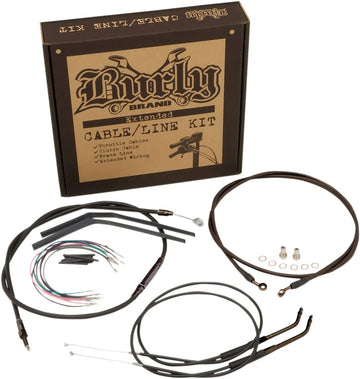 Harley Davidson Sportster 883 Iron XL [BURLY BRAND] – Jail Bar Cable Set - 0