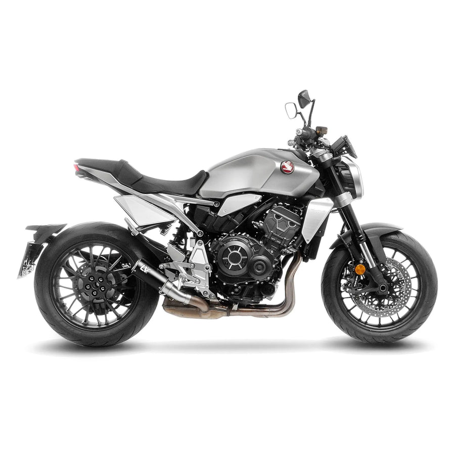 honda cb 1000 [LEOVINCE] – LV Corsa S Full Black Slip-On Silencer