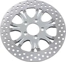 Harley-Davidson Xl 1200 T Sportster Superlow [2018-2019, 2018-2020] - Cubiq™ Bremsscheibe – Oberfläche: Chrom – Bild 10