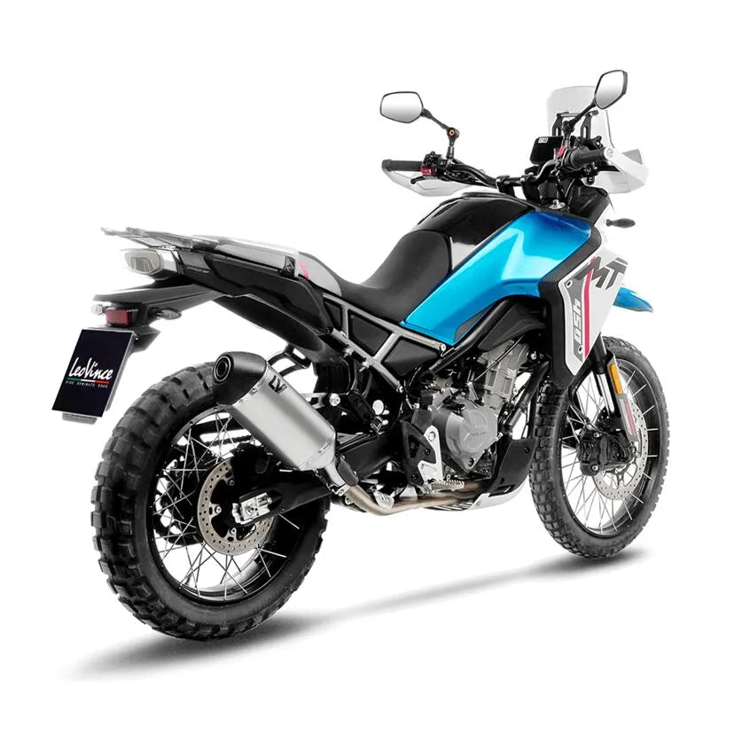 cf moto 450 [LEOVINCE] – LV-14 stainless steel rear silencer