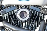 Harley-Davidson FXDBC 1690 Dyna Street Bob Limited [2016] - Air Stinger Stealth Luftfiltersatz – Oberfläche: Schwarz – Bild 11