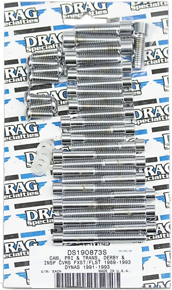 Harley Davidson Fxst [DRAG SPECIALTIES] – Satz Schrauben für Nockenwellen-/Primär-/Getriebedeckel