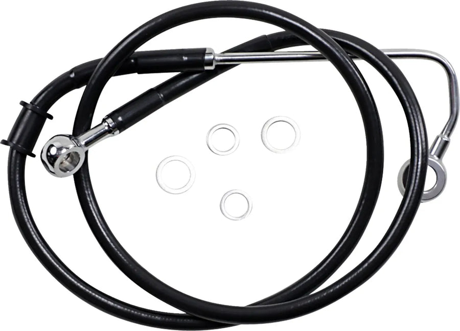 harley davidson flstc [DRAG SPECIALTIES] - Extended stainless steel brake line