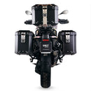 BMW R nineT 1200 Urban G/S (niedriger Auspuff) [2017-2023] - Atlas 44L Universal-Aluminium-Topcase + Atlas Top Case Platte für Gepäckablage