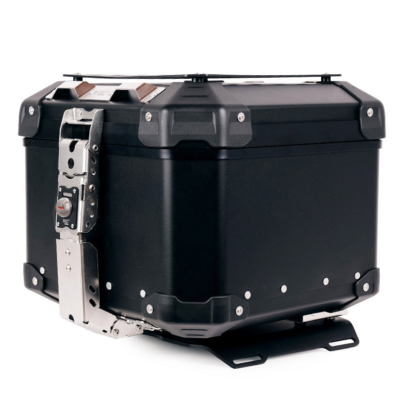 BMW R 1300 GS [2024–2026] - Atlas 44L Universal-Aluminium-Topcase + Atlas Top Case Platte für Gepäckablage