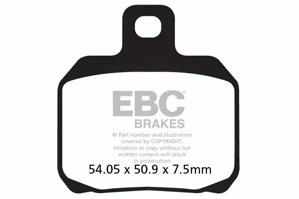 Ducati 848 Streetfighter [EBC]-Half-sorted VEE brake pads