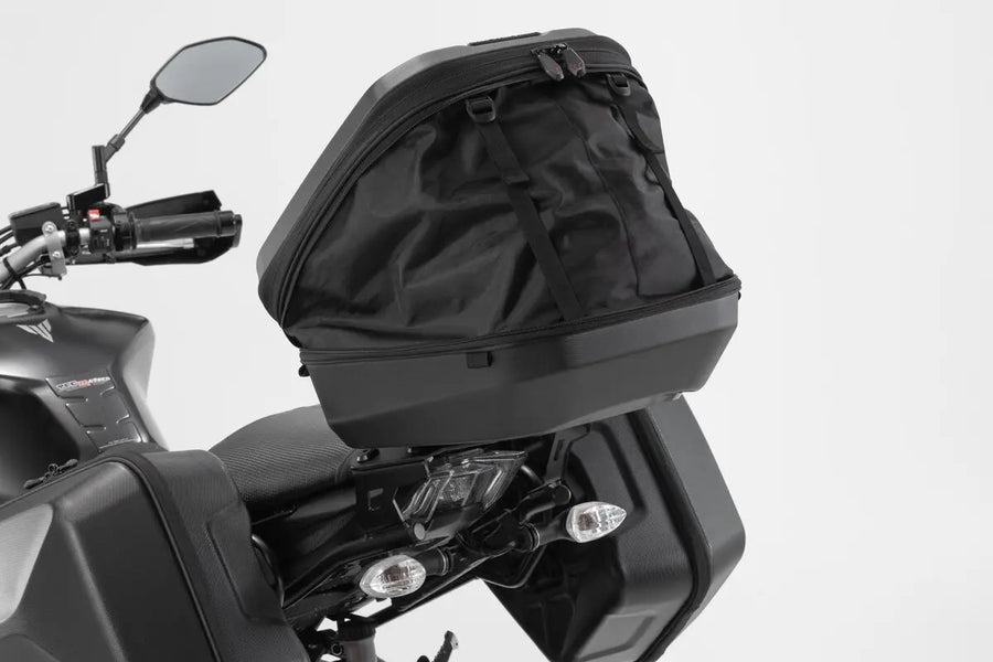 honda africa twin xrv 750 [SW-MOTECH] – Urban ABS top case tension strap variant with floor insert