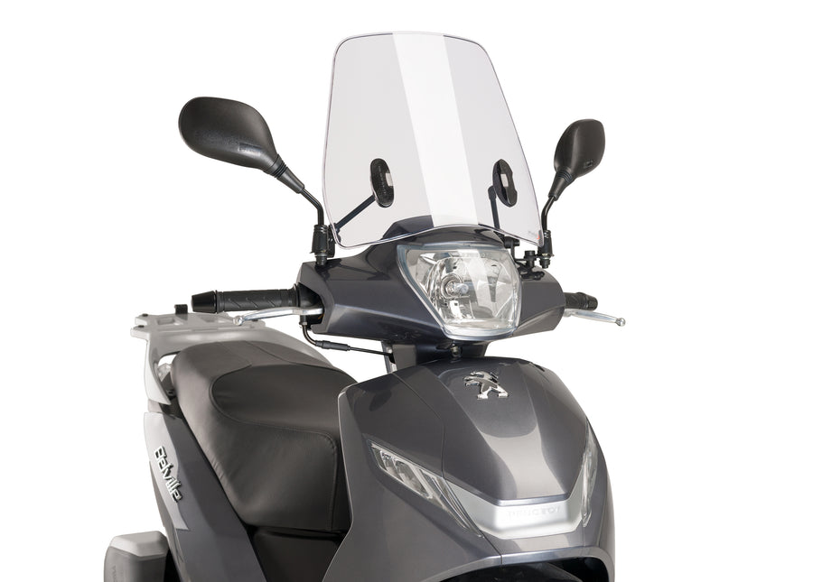 PEUGEOT BELVILLE 125 ACTIVE [2023] – Scooter windshield Urban – Tinted
