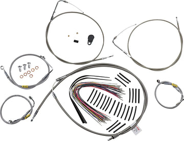 harley davidson touring [BURLY BRAND] - handle fitting set for older touring models with Bagger Bar handlebars