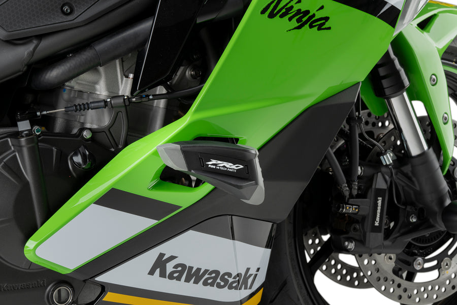 KAWASAKI ZX-4RR NINJA [2025] – Crash Pads PRO 2.0 – Black