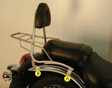 Kawasaki VN 900 CLA [2006-2017] - Sissybar with luggage bridge