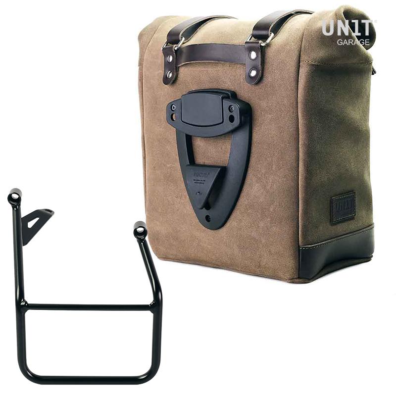 BMW R 1300 GS [2024–2026] - Seitentasche Scram aus Spaltleder 22L-30L + Rahmen rechts