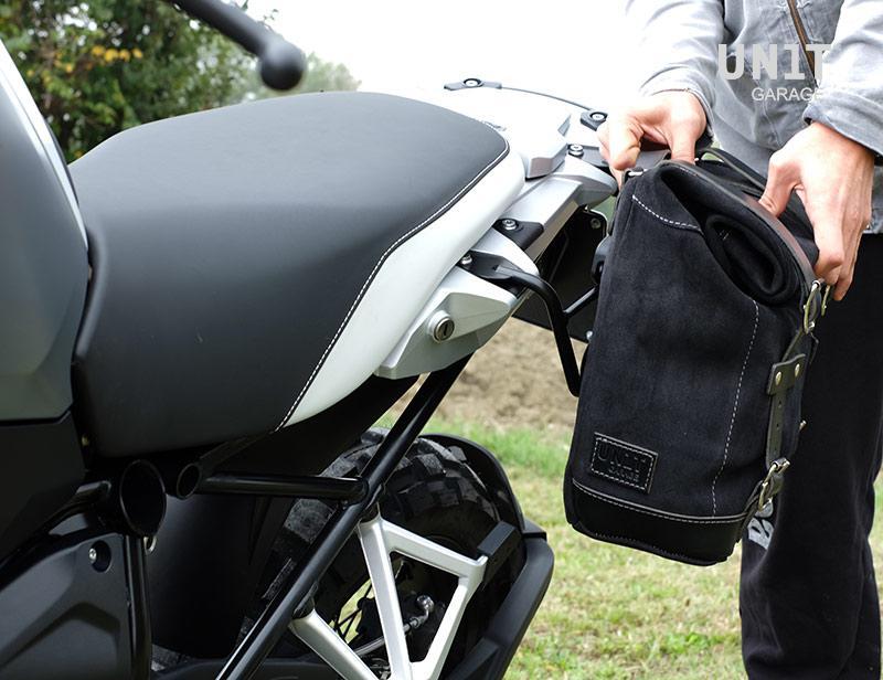BMW R 1200 GS LC wheel [2013-2019] - Scram side case in canvas 22L-30L + left subframe GS LC