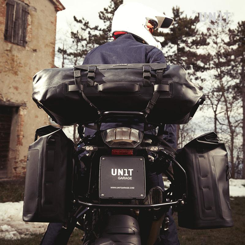 BMW R nineT 1200 Roadster [2014-2023] - Khali Seitentasche aus TPU 35L - 45L + Aluminiumplatte