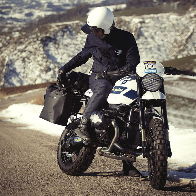 BMW R nineT 1200 Roadster [2014-2023] - Khali Seitentasche aus TPU 35L - 45L + Aluminiumplatte