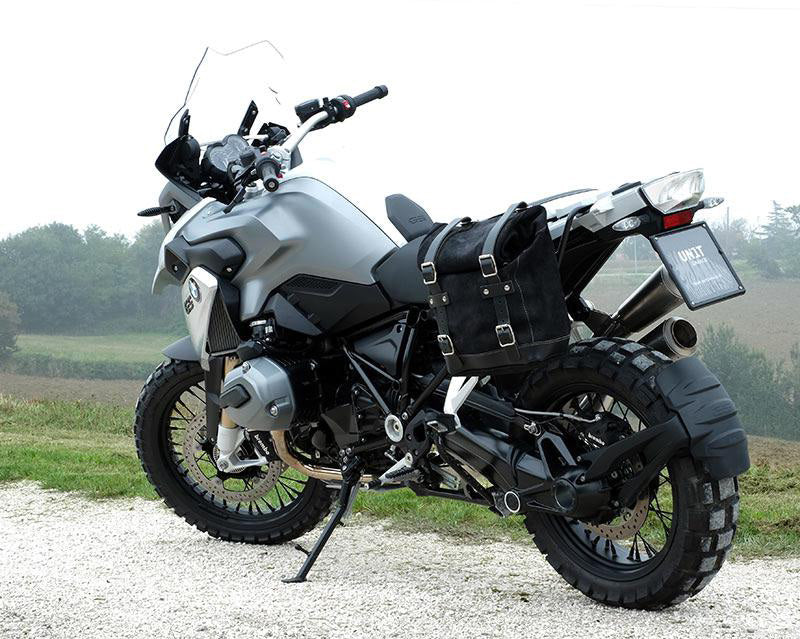 BMW R 1200 GS ADV LC [2014-2018] - Seitentasche aus Leder + Rahmen GS LC