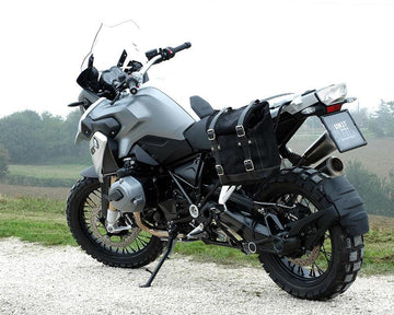 BMW R 1250 GS Adventure [2019-2023] - Seitentasche aus Leder + Rahmen R1200 GS LC