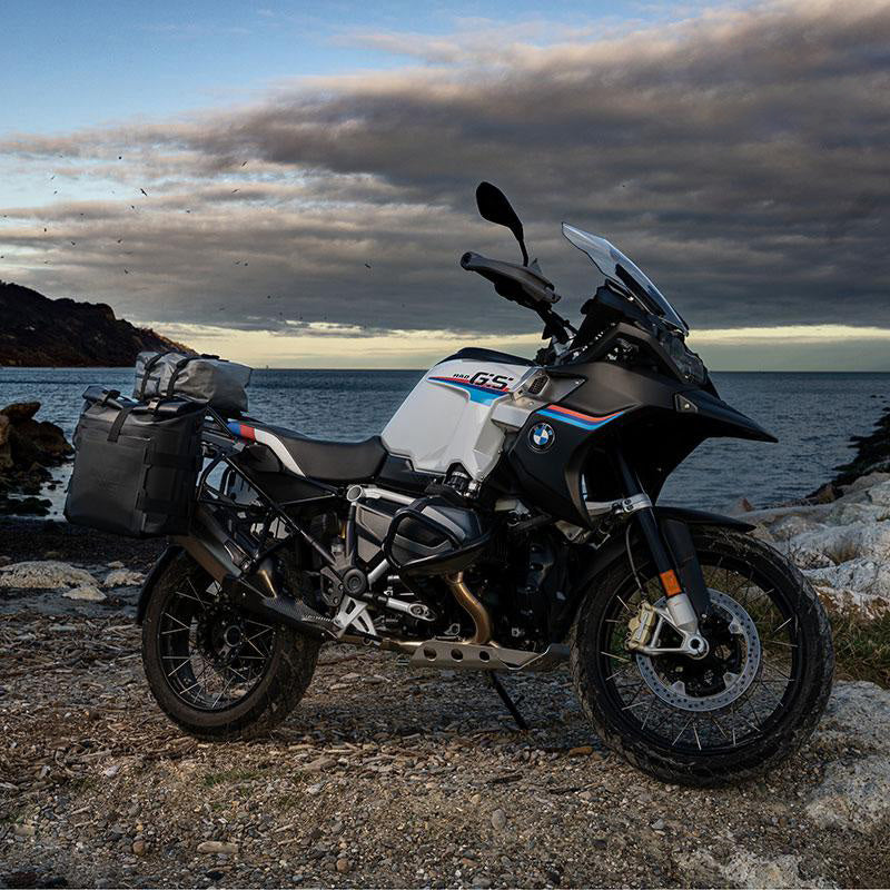 BMW R nineT 1200 Roadster [2014-2023] - Aluminium-Taschenhalter mit verstellbarer Khali-Vorderseite in Hypalon