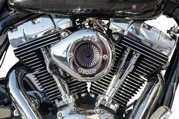 Harley-Davidson FXSBSE 1800 Breakout CVO [2013] - Air Stinger Stealth Luftfiltersatz – Oberfläche: Verchromt – Bild 2
