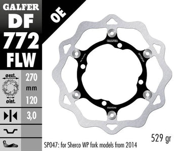 Sherco 2.5 250 [2004-2008] - brake disc - picture 2