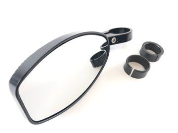 Handlebar end mirror with grooves, as good as new