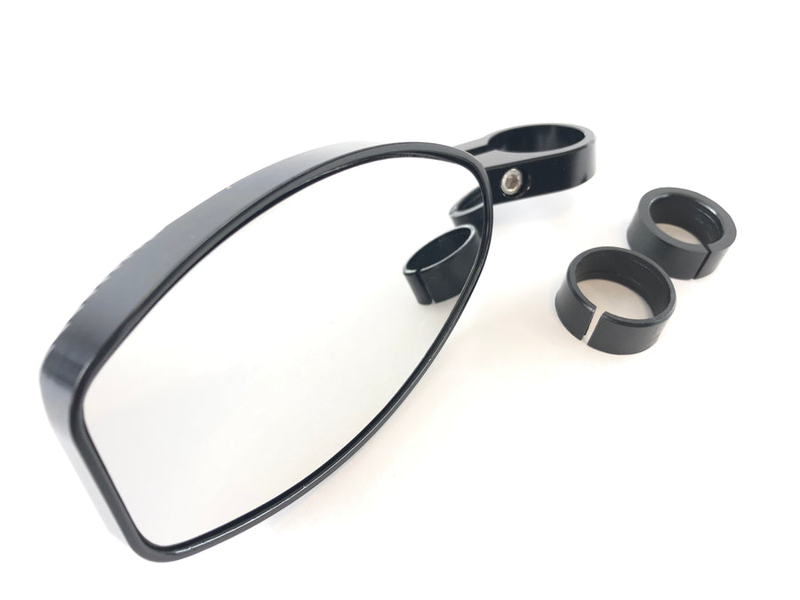 Handlebar end mirror with grooves, as good as new