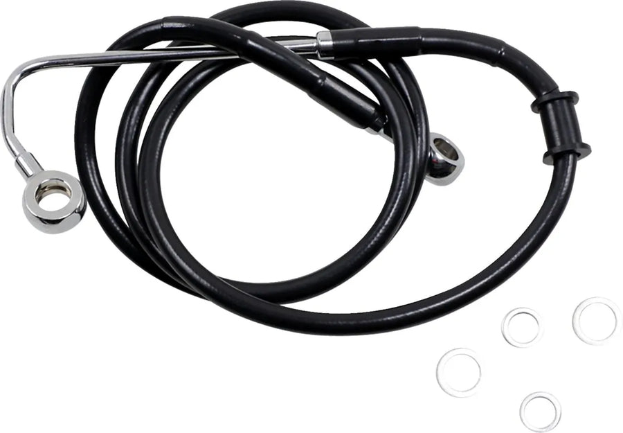 harley davidson flstc [DRAG SPECIALTIES] - Extended stainless steel brake line