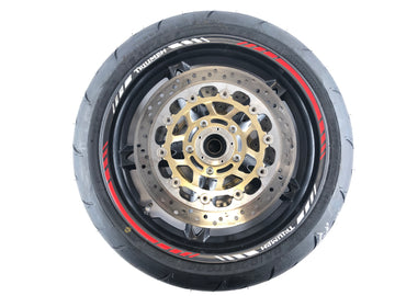 Triumph Speed ​​Triple 1050 515NJ [2005] - Front wheel rim with brake disc and tire - 0
