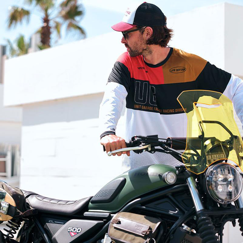 BMW F 900 GS [2023-] - Vintage Unitgarage Trucker Hut weiß/rot