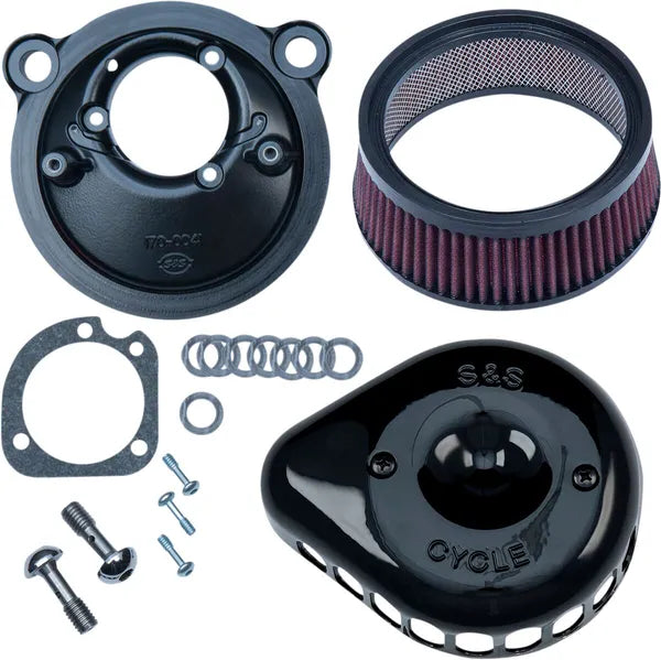 Harley-Davidson Xl 1200 Sportster [2020] - Mini Teardrop Stealth Luftfilter-Kit – Oberfläche: Schwarz – Bild 2