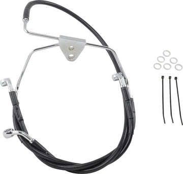 harley davidson flhtc [DRAG SPECIALTIES] - Stainless steel brake line kit