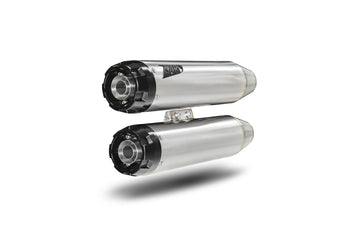 harley davidson fxlrs [ZARD] – Overlapped Slip-Ons silencer for HD-SOFTAIL M8