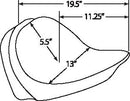 harley davidson flstc [DRAG SPECIALTIES] - Solo seat, backrest compatible-6