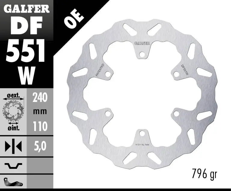 Royal Enfield Shotgun 650 [2024-2026] - BRAKE DISC FIXED WAVE – Image 2