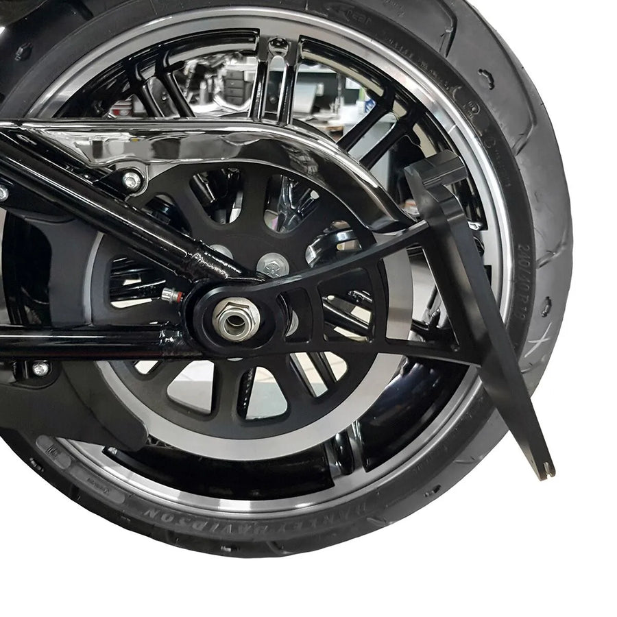 harley-davidson street bob [HEINZ BIKES] – Side-mounted license plate holder with license plate lighting
