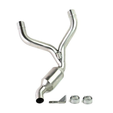 BMW R 1150 R [2000-2006] - Silencer manifold without catalytic converter in stainless steel