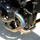 BMW R nineT 1200 Roadster [2014-2023] - Abgaskrümmer ohne Katalysator in Titan mit sichtbarer Schweißung (EURO 5)