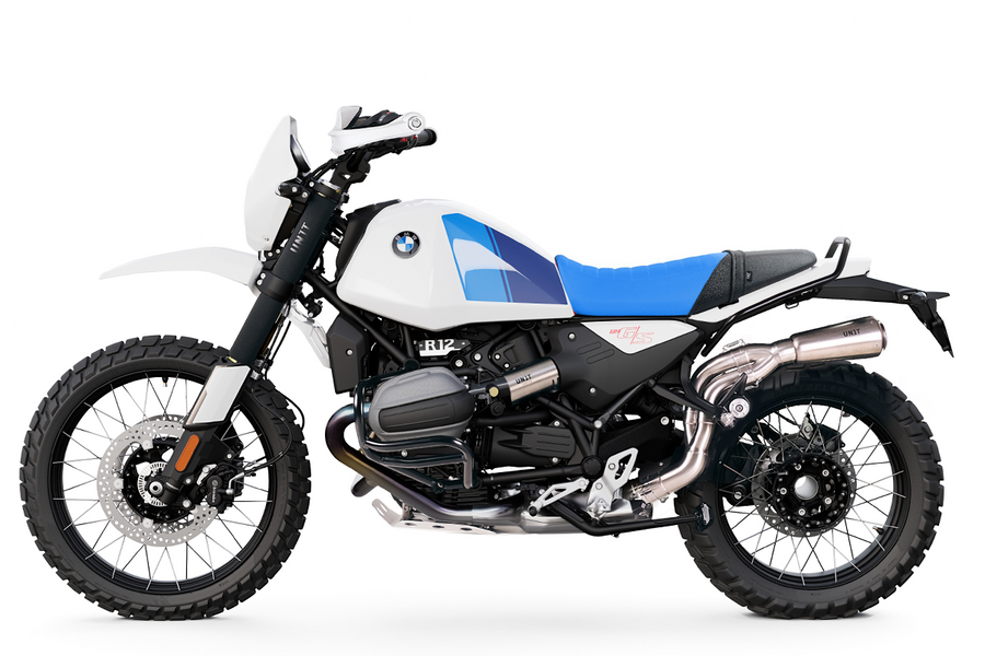 BMW R 12 G/S [2025-2026] - Original zweifarbiger Rallye-Sitzbankbezug für BMW R12 G/S