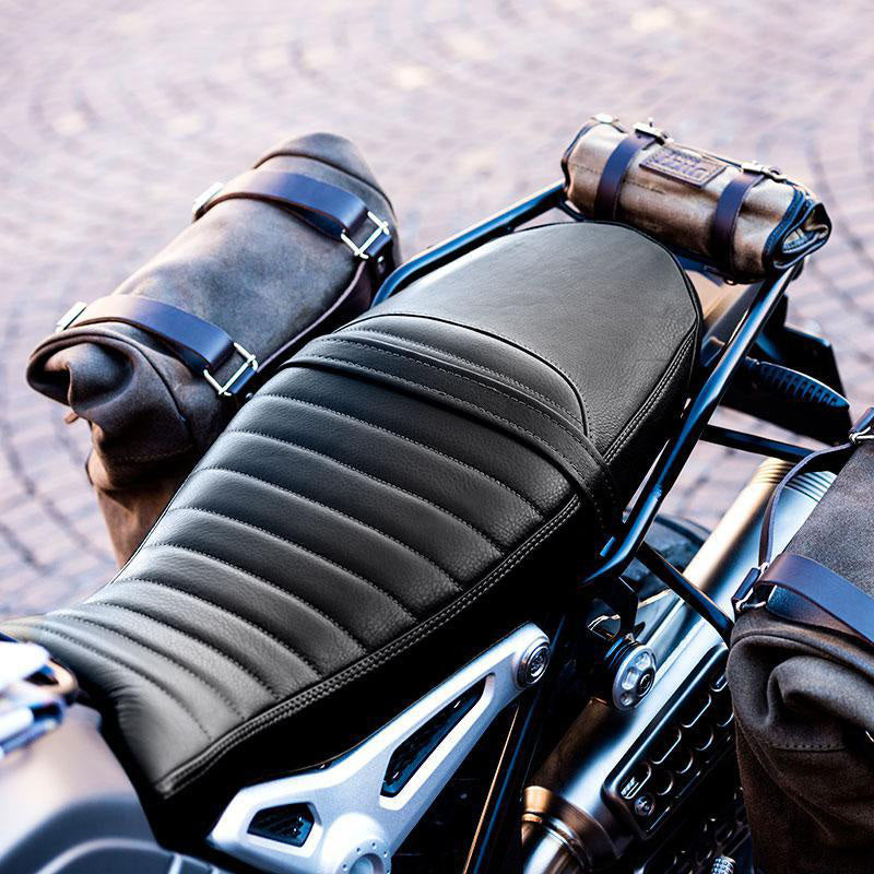 BMW R nineT 1200 Urban G/S (niedriger Auspuff) [2017-2023] - Satteldecke in Leder (langer Sattel)