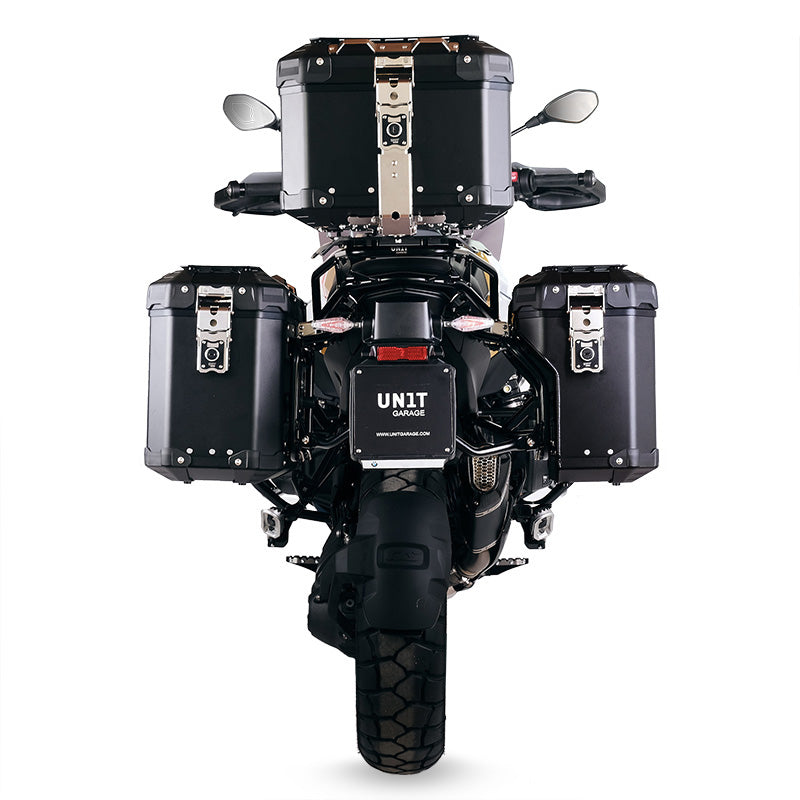 BMW F 850 GS Adventure [2019-2024] - Atlas Alu-Taschenpaar 39L + 32L + Atlas BMW F850GS und ADV Alu-Satteltaschenrahmen