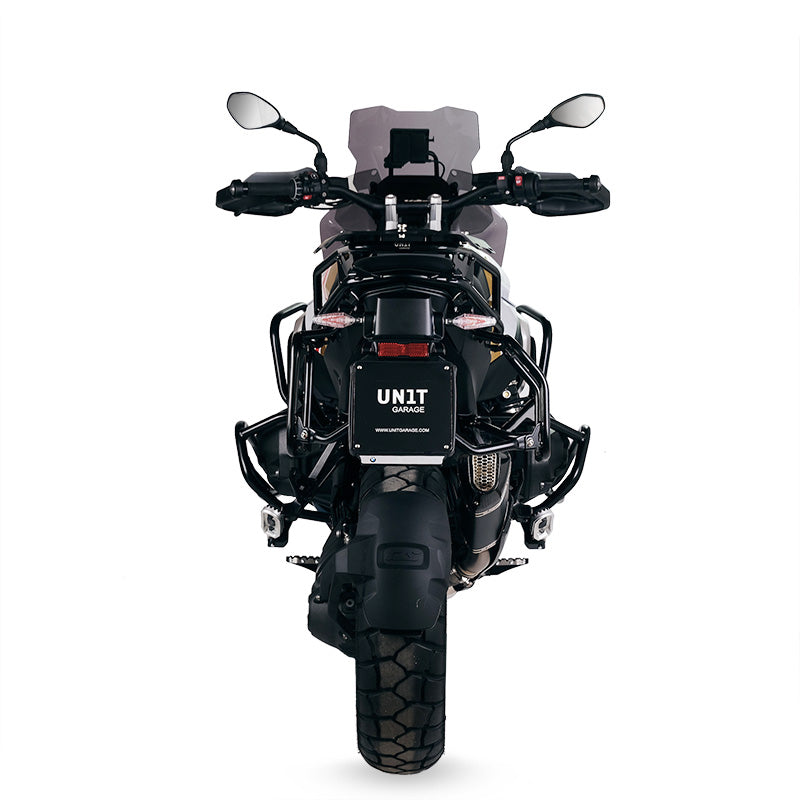 BMW R nineT 1200 Roadster [2014-2023] - Atlas Aluminium-Taschenpaar 39L+32L + Atlas Aluminium Taschenrahmen