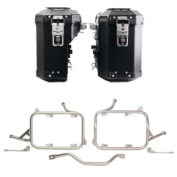 BMW R 1300 GS [2024–2026] - Atlas Aluminium-Taschenpaar 39L + 32L + Aluminium-Satteltaschenrahmen