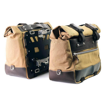 BMW F 450 GS [2026-] - Paar Cult-Seitentaschen aus Canvas 40L - 50L + Paar Aluminiumplatten