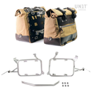 BMW R 1250 GS LC Rad [2019-2023] - Cult Canvas-Seitentaschenpaar 40–50L + Alu-Platten + Taschenrahmen